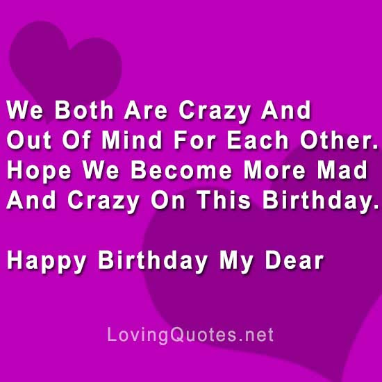 Featured image of post Crazy Birthday Wishes For Boyfriend