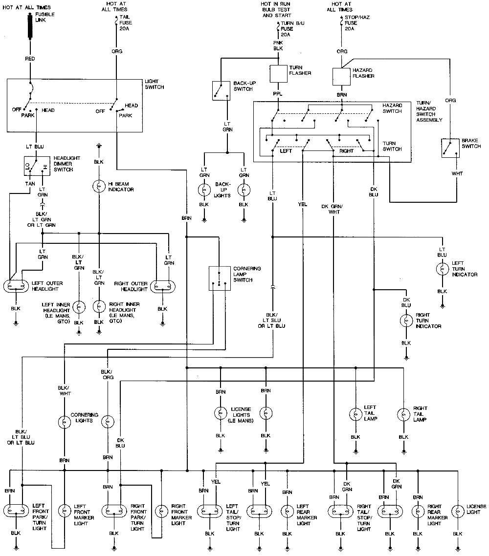Wiring Diagram For 67 Pontiac Leman