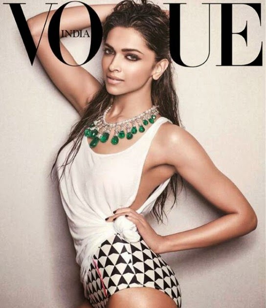 Deepika Padukone goes braless in vogue and shows sexy legs ~ hot