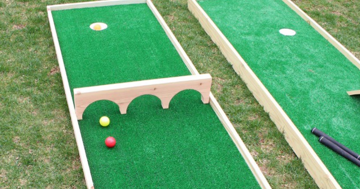 Diy Mini Golf Backyard - Backyard Mini Golf Layout (by Urban Crazy