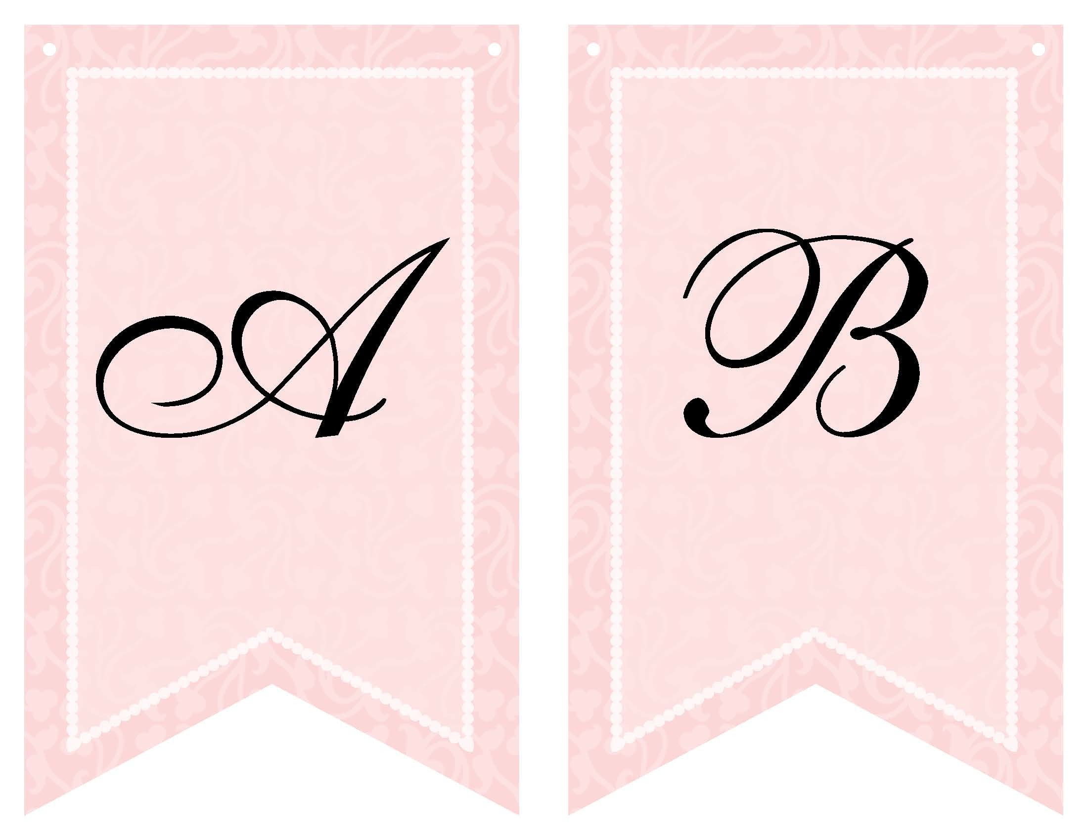 20 Best Free Printable Baby Shower Banner - baby shower With Free Bridal Shower Banner Template