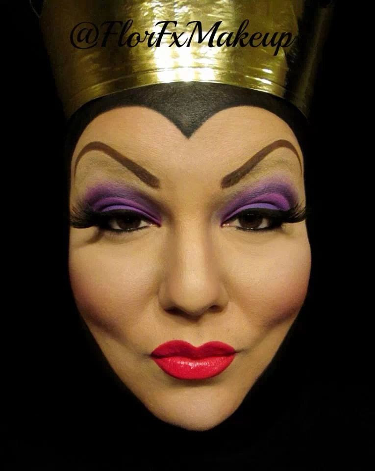 Evil queen makeup halloween