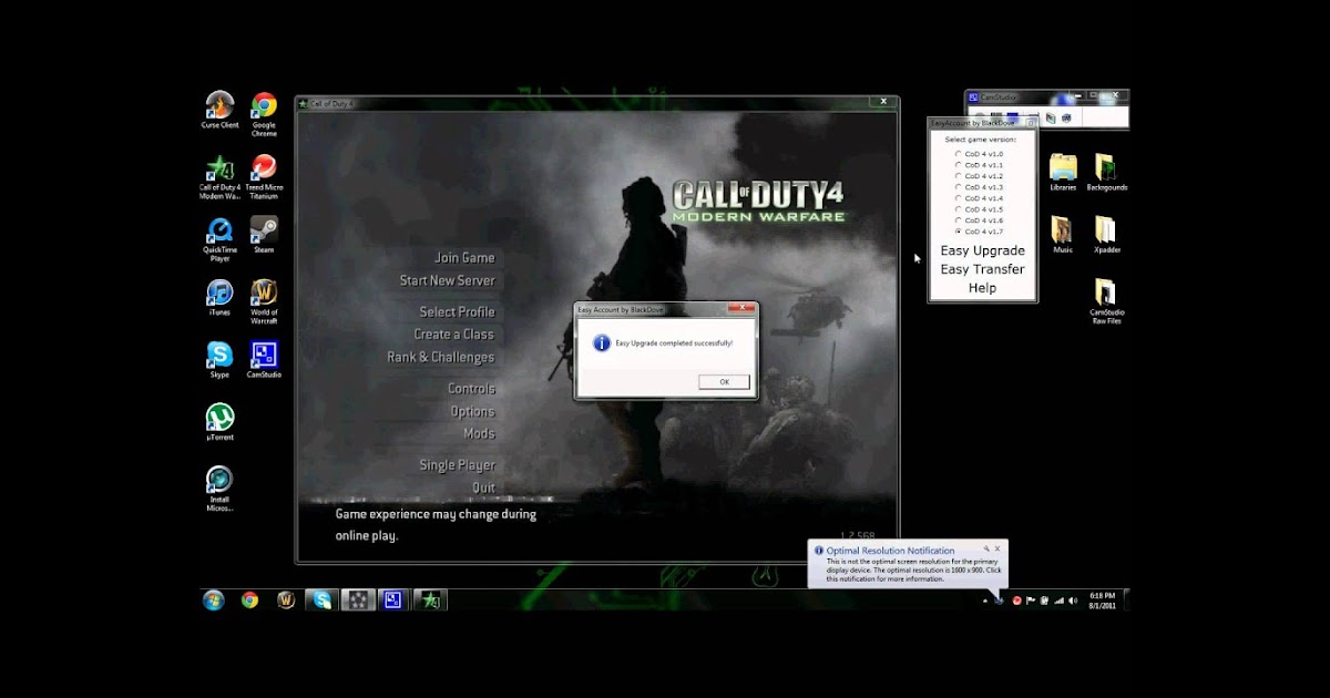Call Of Duty 4 Profile Download Level 55