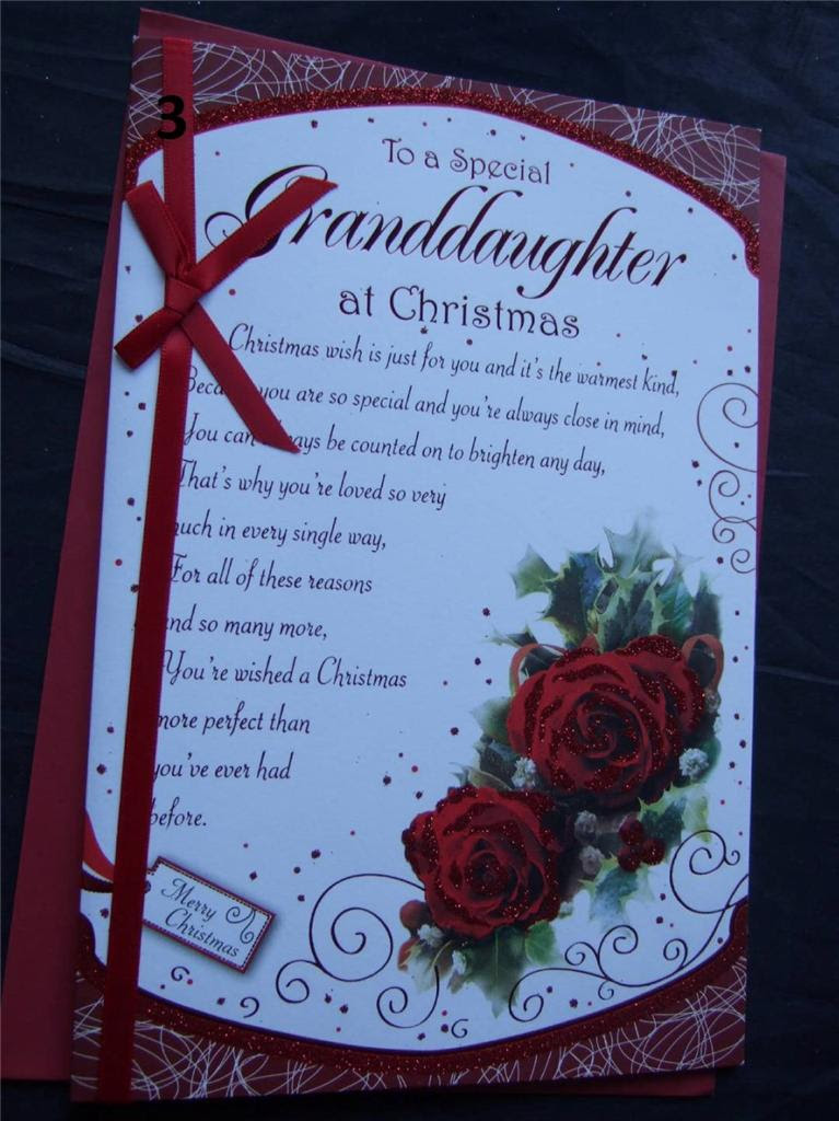Christmas Card Verses For Daughter In Law - Sinter G