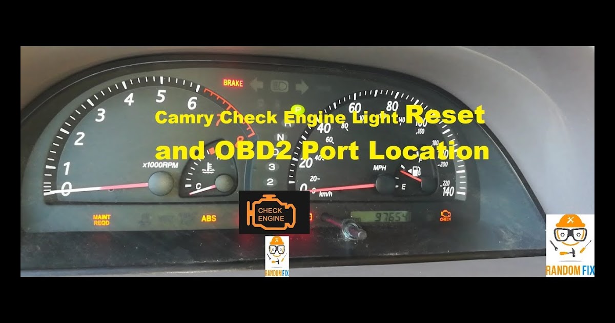 How To Reset Check Engine Light Toyota Camry ~ Best Toyota