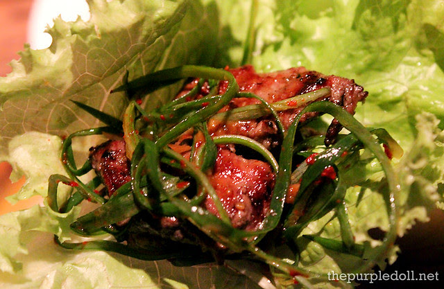 Korean BBQ wrap