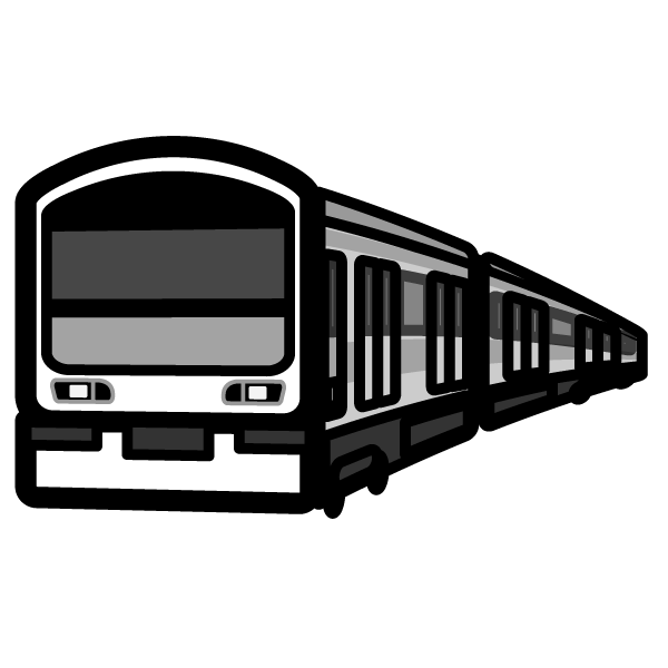 美しい花の画像 ベスト電車 イラスト フリー 白黒