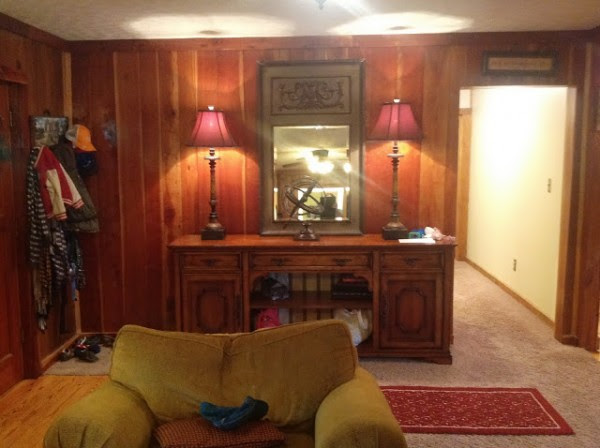 2013 04 26 18.23.03 600x448 The Power of Paint Amazing Wood Paneling Makeover