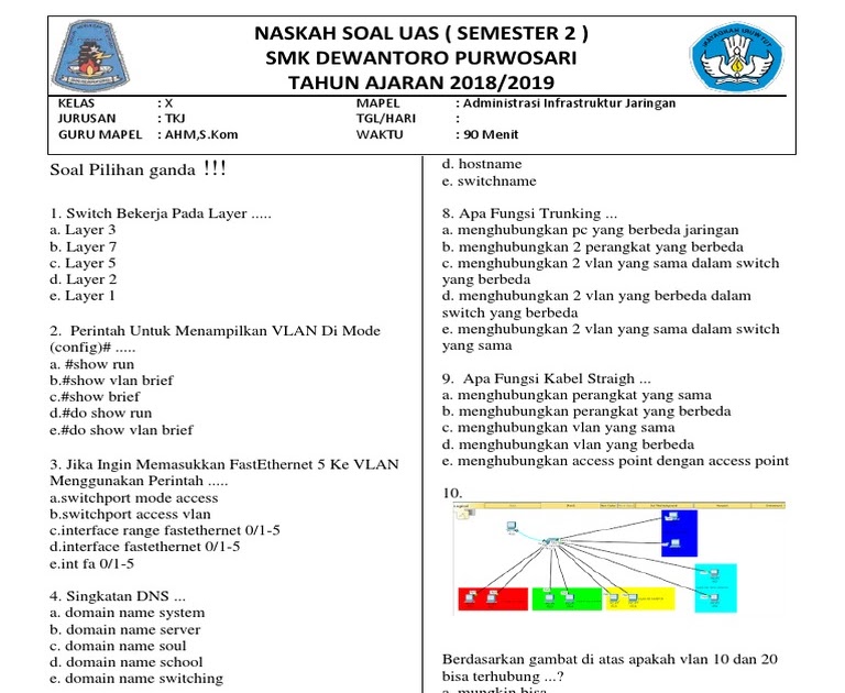 Soal Dan Jawaban Tjbl Kelas 11