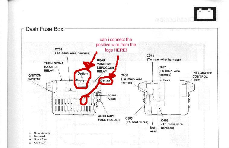 Honda Crx Fuse Diagram - Wiring Diagrams