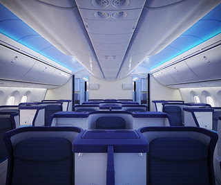 "787 Dreamliner interior"
