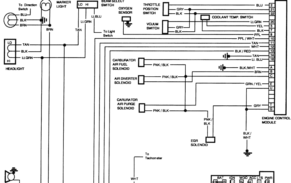 85 Toyota Pickup Wiring Diagram For | Wire