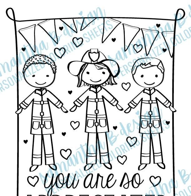 First Responder Coloring Pages - Amanda Gregory's Coloring Pages