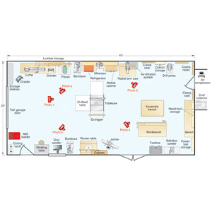 Information Small woodworking shop floor plans ~ Woodworking Basic Project
