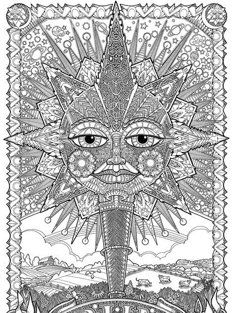 Giant Mandala Coloring Pages - Inerletboo