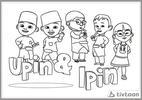 Coloring Book Upin Ipin