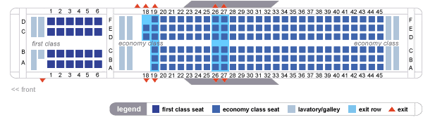 Delta Airlines Seat Map United Airlines And Travelling