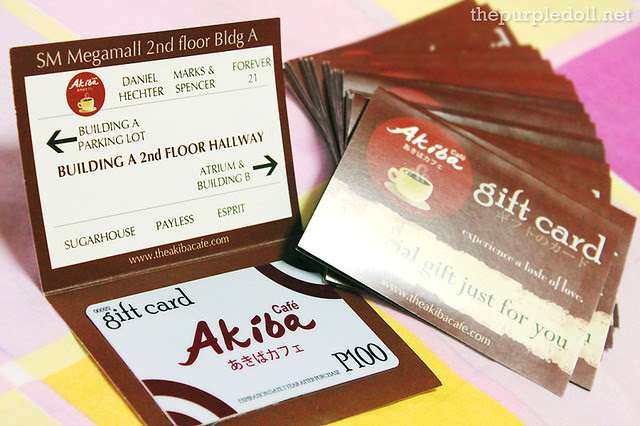 Akiba Cafe Gift Cards Giveaway
