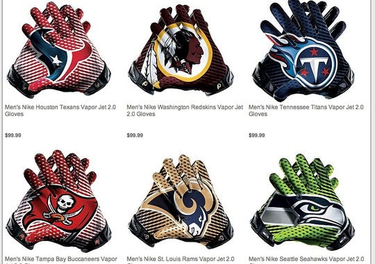 The NFL and Nike are selling those hideous wide receiver gloves The NFL and Nike are selling those hideous wide receiver gloves
