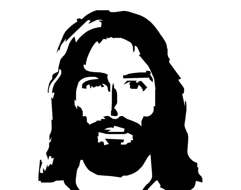 Gambar Tuhan Yesus Hitam Putih kulo Art