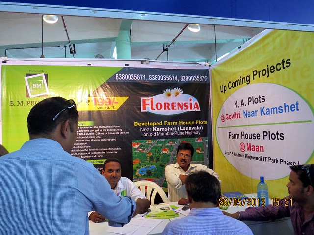 Florensia Farmhouse Plots - off Old Mumbai Pune Highway NH4 - Kamshet - Visit Sakal Agrowon Green Home Expo, 25th and 26th May, 2013