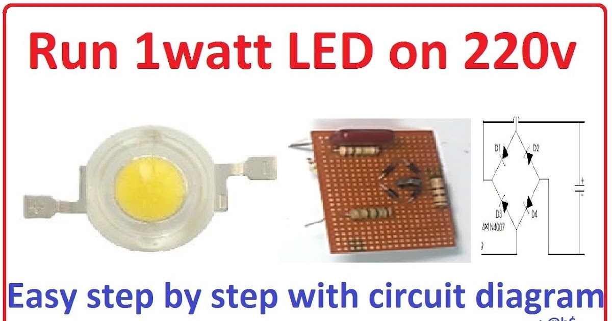 120v Ac Led Light Circuit Diagrams