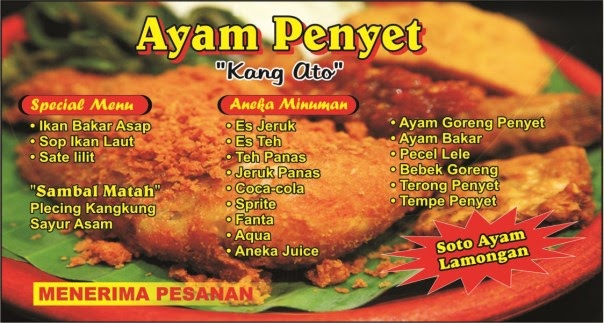 Contoh Banner Ayam Goreng Contoh Bass