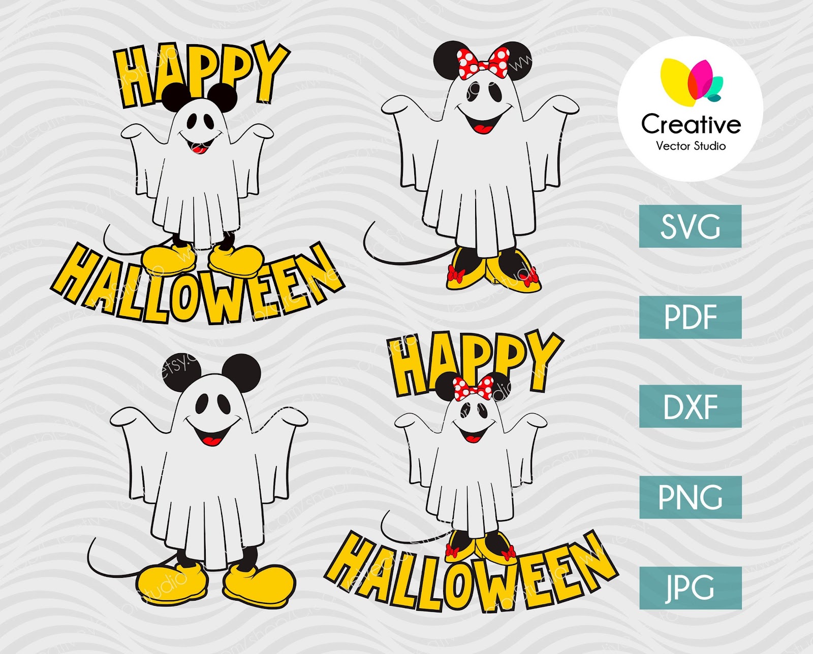 Free 229 Disney Ghost Svg SVG PNG EPS DXF File