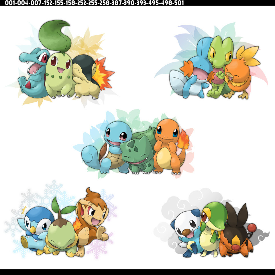 Bw2 御三家 イメージポケモンコレクション