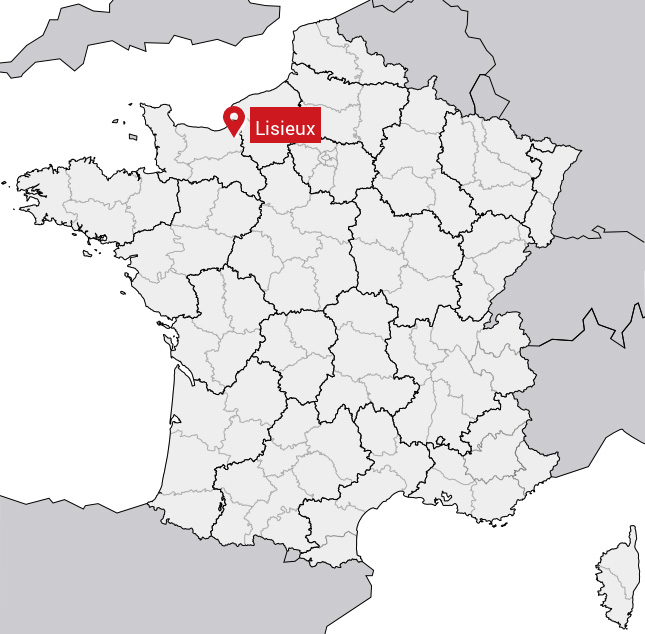 Lisieux Carte | Carte