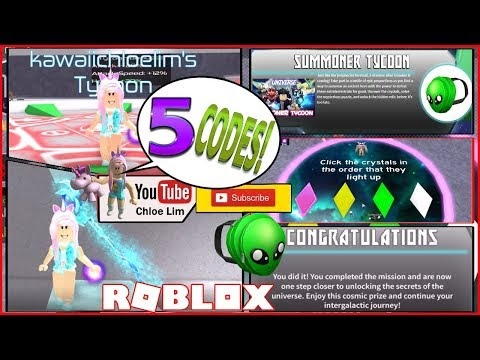 Chloe Tuber Roblox Summoner Tycoon Gameplay Universe Getting The Universe Event Alien Backpack 5 Codes - roblox gameplay heroes of robloxia universe event