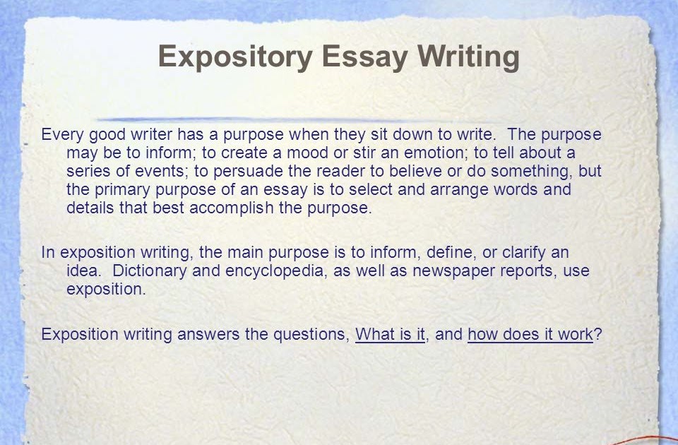 expository research paper topics