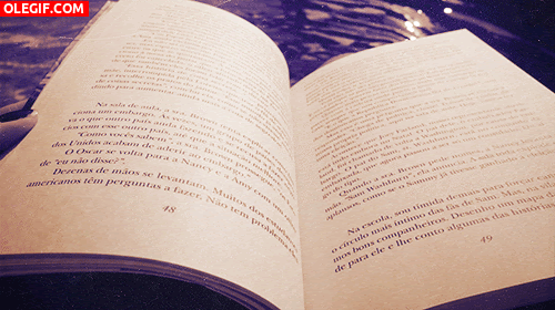 GIF: Pasando las páginas de un libro