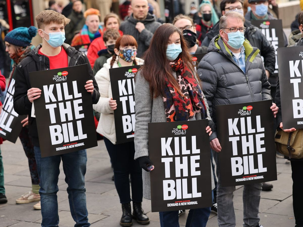 Newcastle protest LIVE: 'Kill the Bill' campaigners gather in city centre for rally