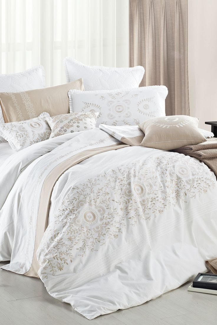 White And Gold Comforter Sets - COMFORT