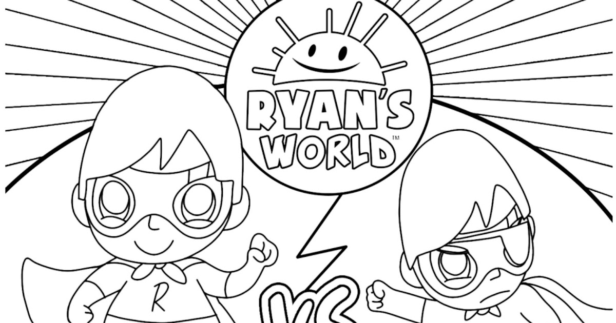 Ryan Coloring Pages : Popular Ryan Toys Coloring Pages Image in 2020