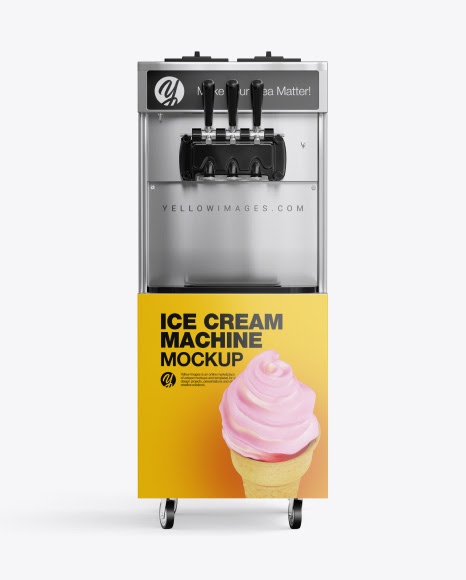 Download Ice Cream Machine Psd Mockup Front View Mockup Wireframe Design Yellowimages Mockups