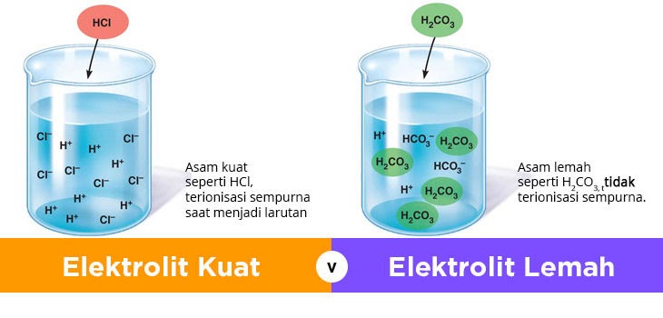 Contoh Larutan Elektrolit Lemah Dan Nonelektrolit - Modif D