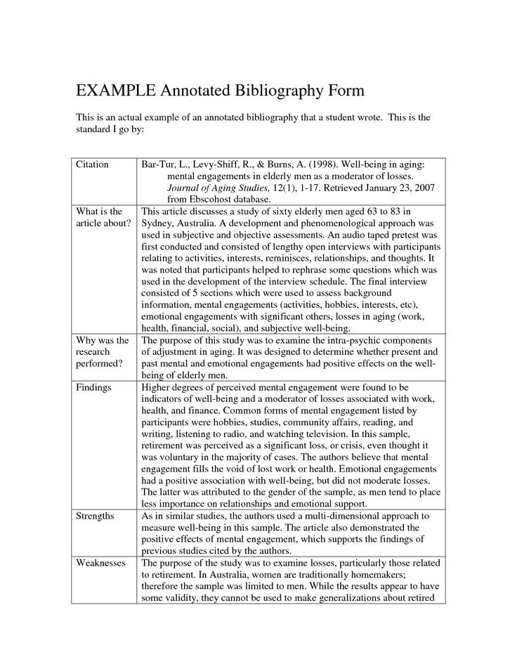 assignment 3 annotated bibliography and problem statement