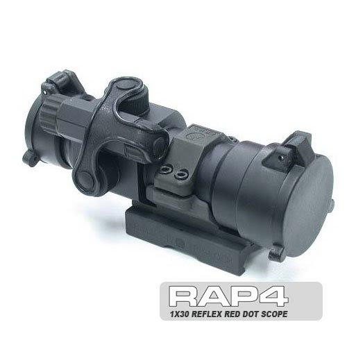 Sights Rap4 US Army Alpha Black 1x30 Reflex Red Dot Scope paintball