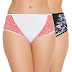 Clovia Women's Cotton Pack of 2 Mid Waist Hipster Panty with Printed
Panels