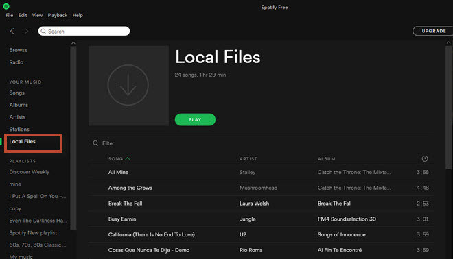 Soft & Games: Local file wont download to spotify on desktop
