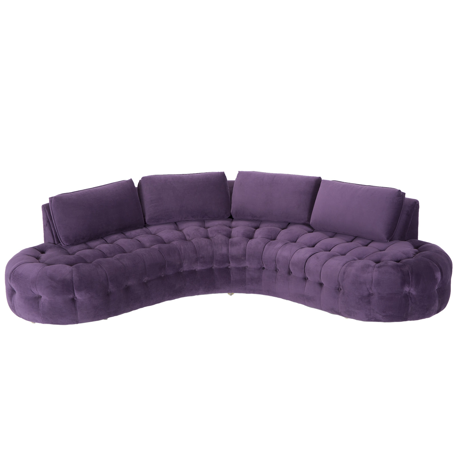 Half Moon Sofa Rental | Event Trade Show Furniture Rental ...