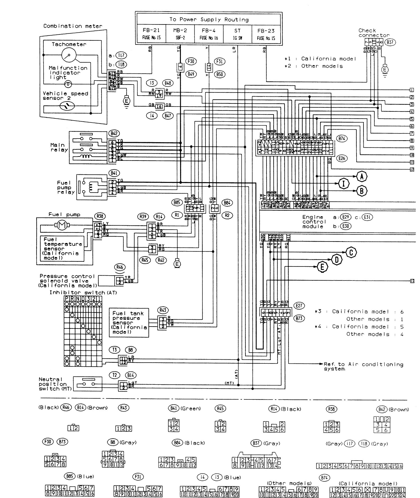 2006 Subaru Forester Wiring Diagram