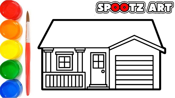 Cara Menggambar Dan Mewarnai Rumah Tingkat Baru 29+ Menggambar Rumah