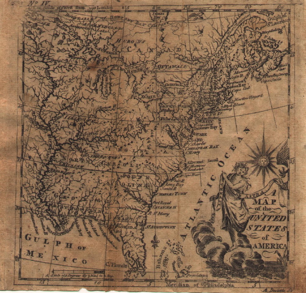 Maps: United States Map 1790
