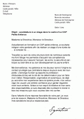 Lettre De Motivation Alternance Cap Petite Enfance