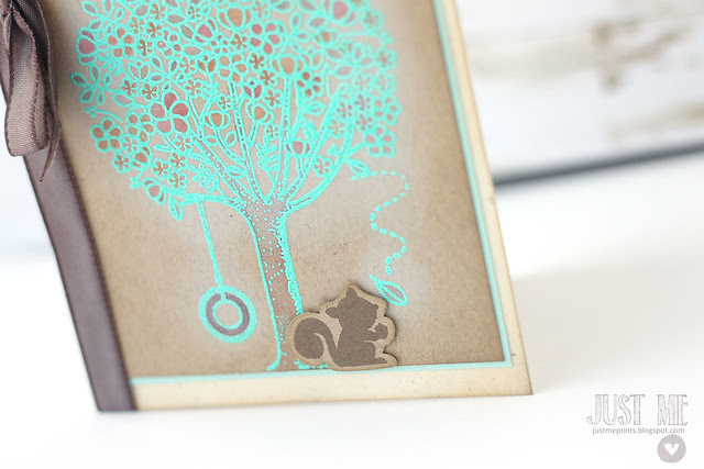 embossed tree