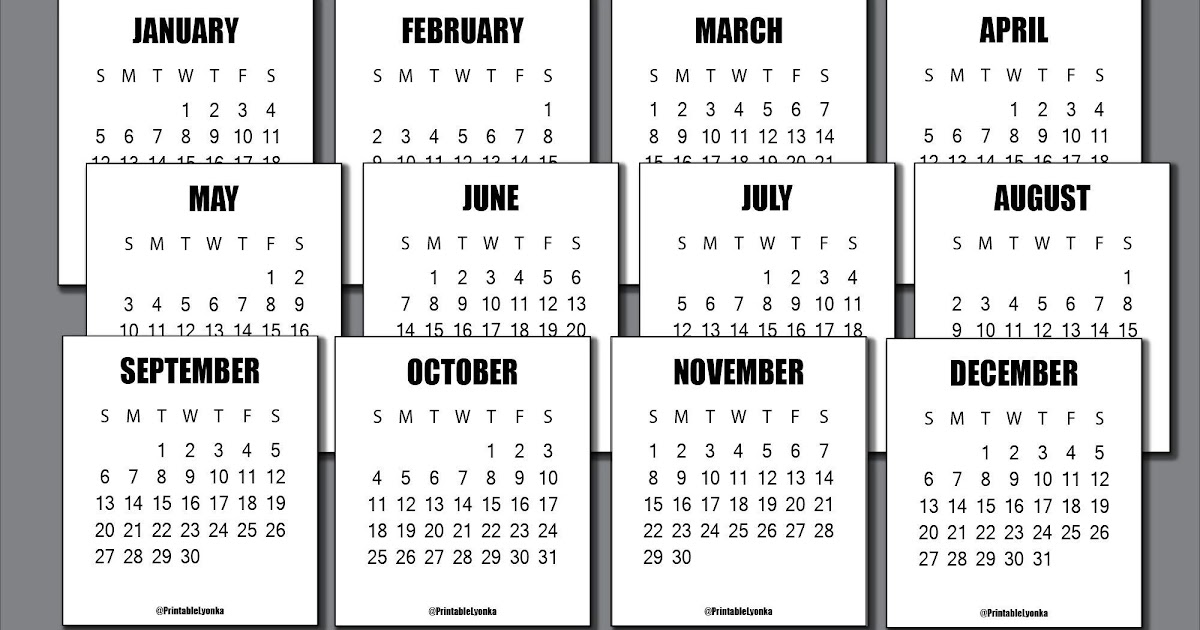 2022 Wallet Calendar - April 2022 Calendar