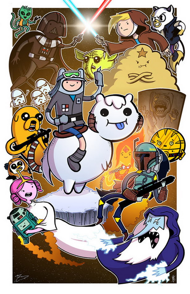 Star Wars versión Hora de Aventuras Star Wars versión Hora de Aventuras